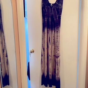Maxi dress navy ombré